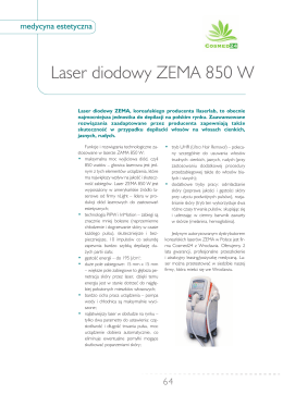 Laser diodowy ZEMA 850 W
