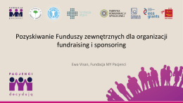 Pozyskiwanie Funduszy zewnętrznych dla organizacji fundraising i