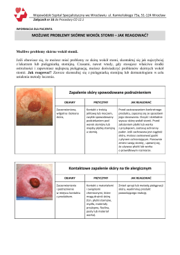 Problemy skórne zał. 16 - Wojewódzki Szpital Specjalistyczny we
