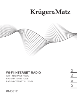 WI-FI INTERNET RADIO KM0812
