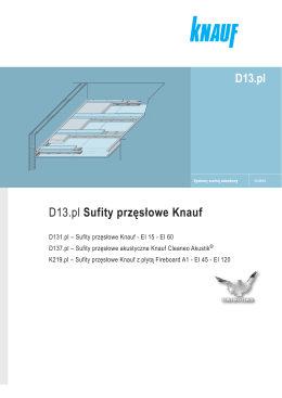 D13.pl Sufity przęsłowe Knauf D13.pl