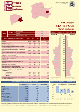 STARE POLE - Urząd Statystyczny w Gdańsku