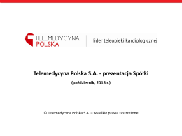 pobierz PDF - Telemedycyna Polska SA