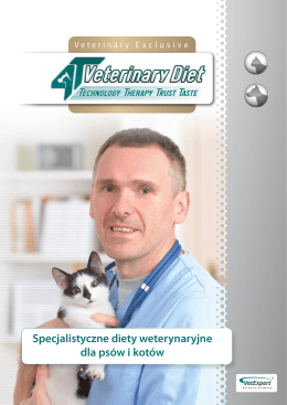 Specjalistyczne diety weterynaryjne dla psów i kotów
