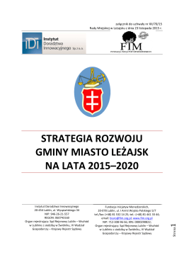 Strategia_Leżajsk www - Leżajsk, Urząd Miejski
