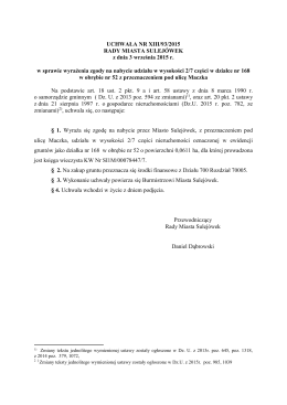 XIII/93/2015 w sprawie wyrażenia zgody na nabycie udziału w