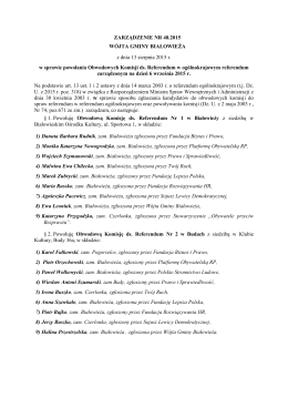 ZARZĄDZENIE NR 48.2015 --- pdf Pobierz