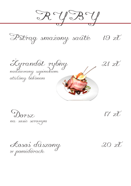 Pobierz kartę menu.