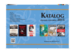 Katalog wydawniczy I połowa roku 2015