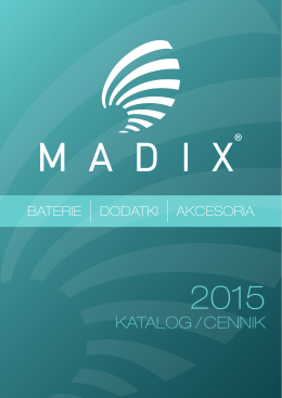 Cennik Madix 2015