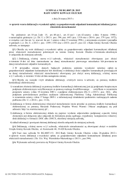 Deklaracja - Gmina Kowale Oleckie