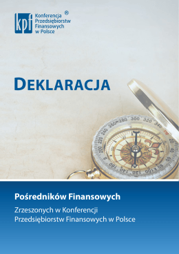 Deklaracja Pośredników Finansowych