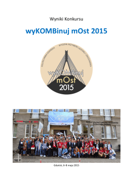 wyKOMBinuj mOst 2015