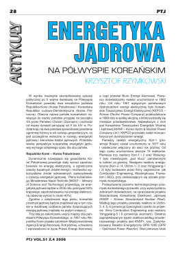 Energetyka jądrowa na półwyspie koreańskim – Krzysztof Rzymkowski