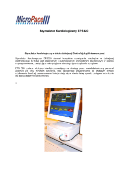 Stymulator Kardiologiczny EPS320 - Ado-Med