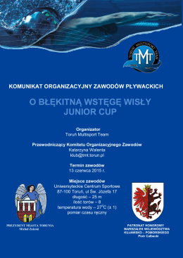 o błękitną wstęgę wisły junior cup