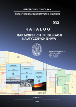 Katalog map morskich - Biuro Hydrograficzne Marynarki Wojennej RP