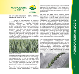 AGROPORADNIK nr 2/2013 - Top Farms Agro Sp. z oo