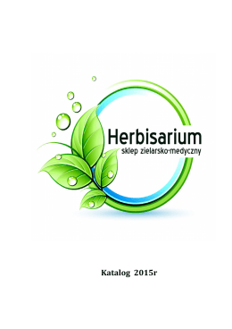 Katalog Herbisarium część 1