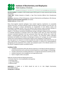 Post-doc position is available in NCN funded project (OPUS grant