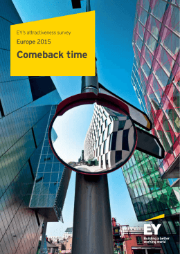Comeback time - European Investment Monitor