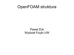 OpenFOAM struktura