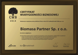 Biomasa Partner Sp. z o.o.