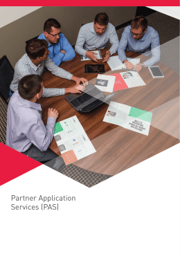 Partner Application Services (PAS)