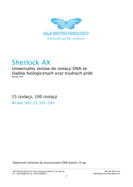 Sherlock AX_PL - A&A Biotechnology