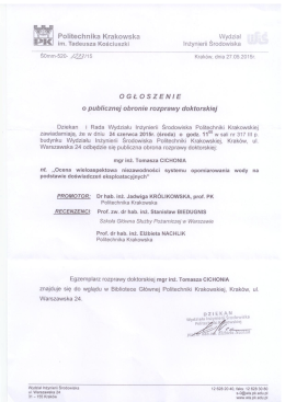 Politechnika Krakowska I Wydział