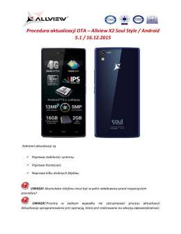 Allview X2 Soul Style / Android 5.1 / 16.12.2015