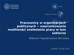 prezentacja EPAK - Aldona Frączkiewicz