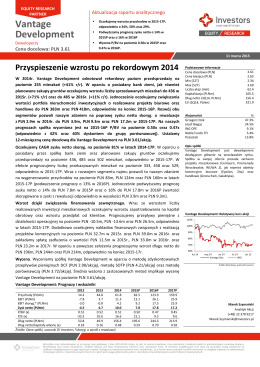 DI Investors analiza, marzec 2015 r.