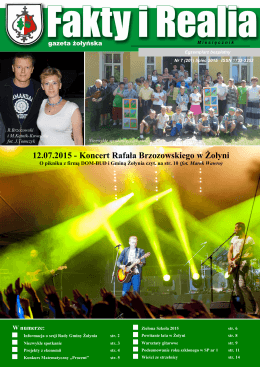12.07.2015 - Koncert Rafała Brzozowskiego w Żołyni