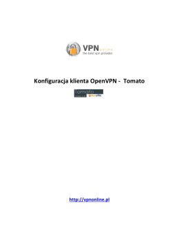 Konfiguracja klienta OpenVPN