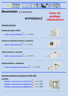 nr.37 ( 03.03.2015) WYPRZEDAŻ