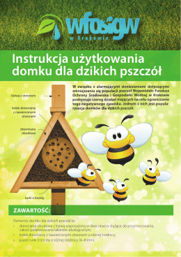 Instrukcja uzytkowania domku dla pszczol_R ND R_v2.indd