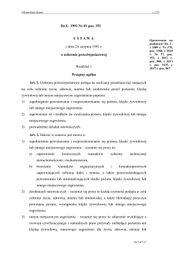 Ustawa z dnia 24 sierpnia 1991 r. o ochronie przeciwpożarowej
