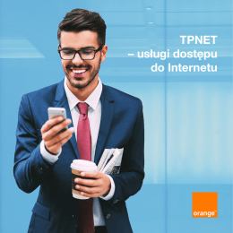 TPNET – usługi dostępu do Internetu - Operatorzy