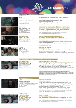 télécharger le pdf - Festival européen du film court de Brest