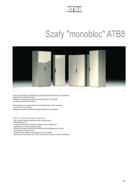 Szafy "monobloc" ATB8