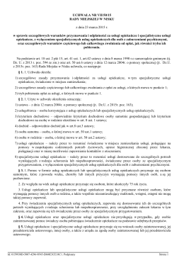 Treść Uchwały Nr VII/50/15 z 23 marca 2015r. w sprawie