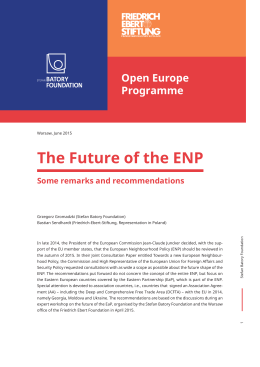 The Future of the ENP