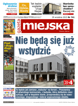 Co, Gdzie, Kiedy - GAZETA MIEJSKA Gliwice Zabrze