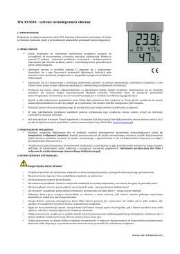 TFA 30.5020. - cyfrowy termohigrometr okienny