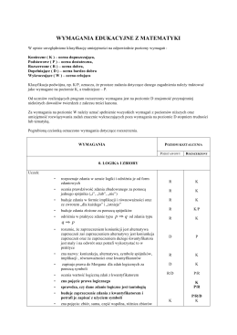 Matematyka - Nowodworek