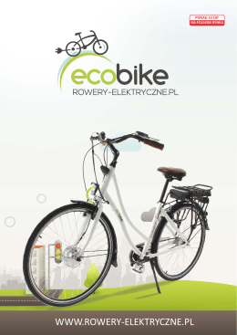 Pobierz katalog EcoBike 2015 - Rowery Elektryczne, Sklep
