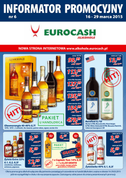 14,99 - Alkohole Eurocash