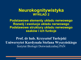 Wykład 2 - wbns.uksw.edu.pl