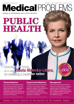 HEALTH PUBLIC - Medical Problems